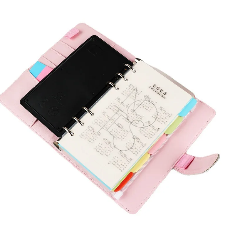 Addt-scalp Notebook Handwritten Attro Aatures, Adhésifs de documents blancs et bleus, Autocollants de lettres, Notes autocollantes, Index