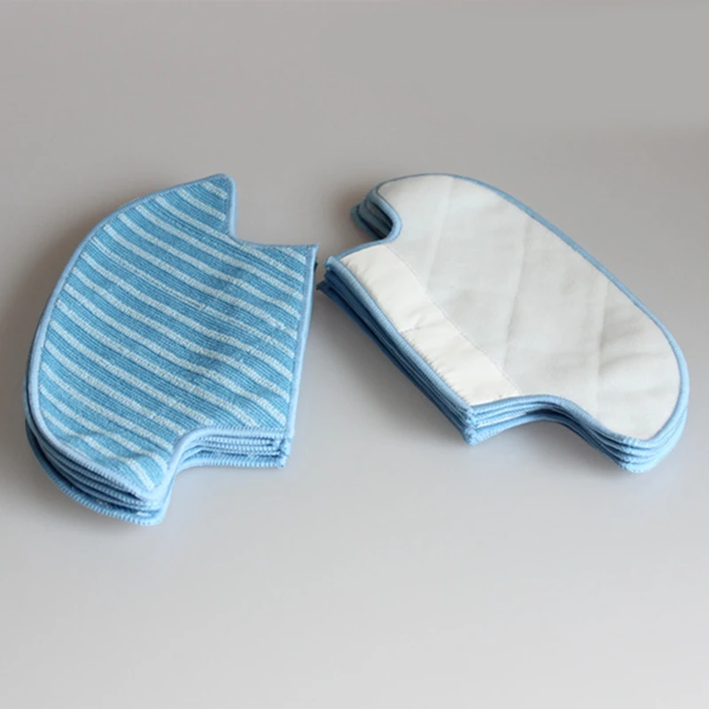 4 Pcs Mop Cloth Mop Cloth Kit For Ecovacs Slim 2 TCR-S D36A DA611 Robotic Vacuum Cleaner Replacement Brushes Parts
