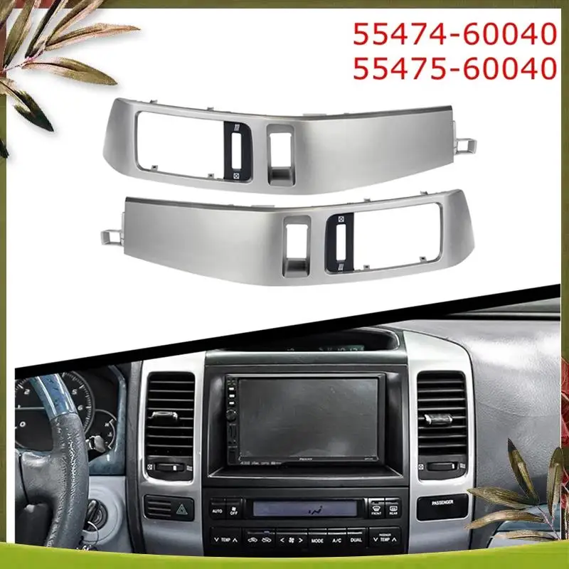 

Portable Left+Right Dashboard Air Vent Panel For Land Cruiser Prado 120 2003-2009 Air Vent Finish Panel 55474-60040, 55475-60040