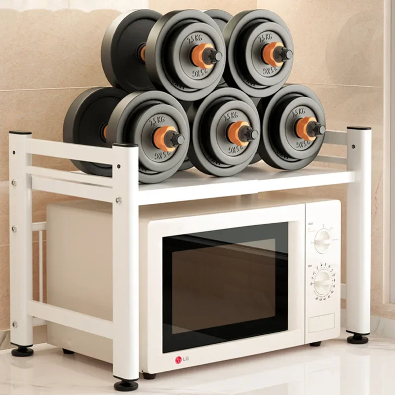 

Бытовая стойка для микроволновой печи. Двухслойная стойка для духовки, телескопическая стойка из углеродистой стали.