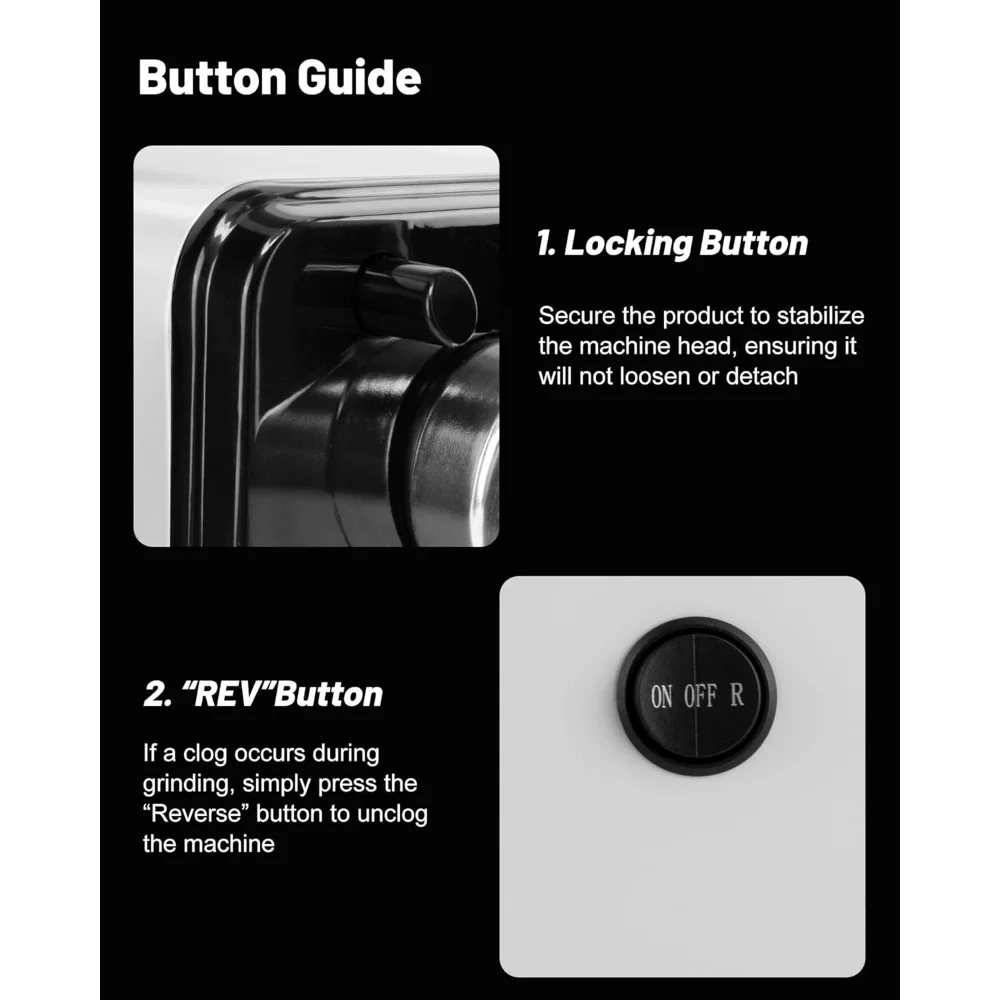 3000W Max Meat Grinders with Stainless Steel Cutting Blade, 3 Grinding Plates, 1 Sausage Maker & 1 Kubbe Kit for Home Kitchen