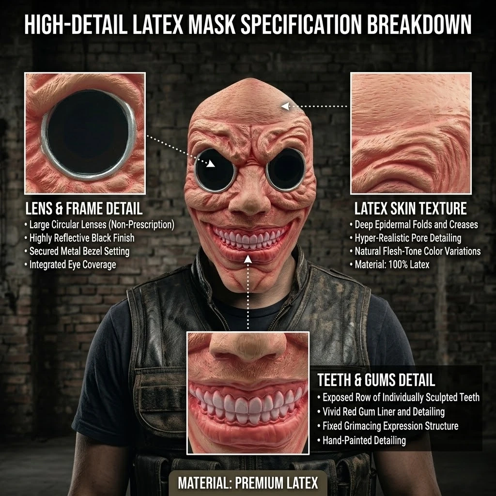 Ужасающая латексная маска на Х – обзор и цена Teeth Whitening Mask