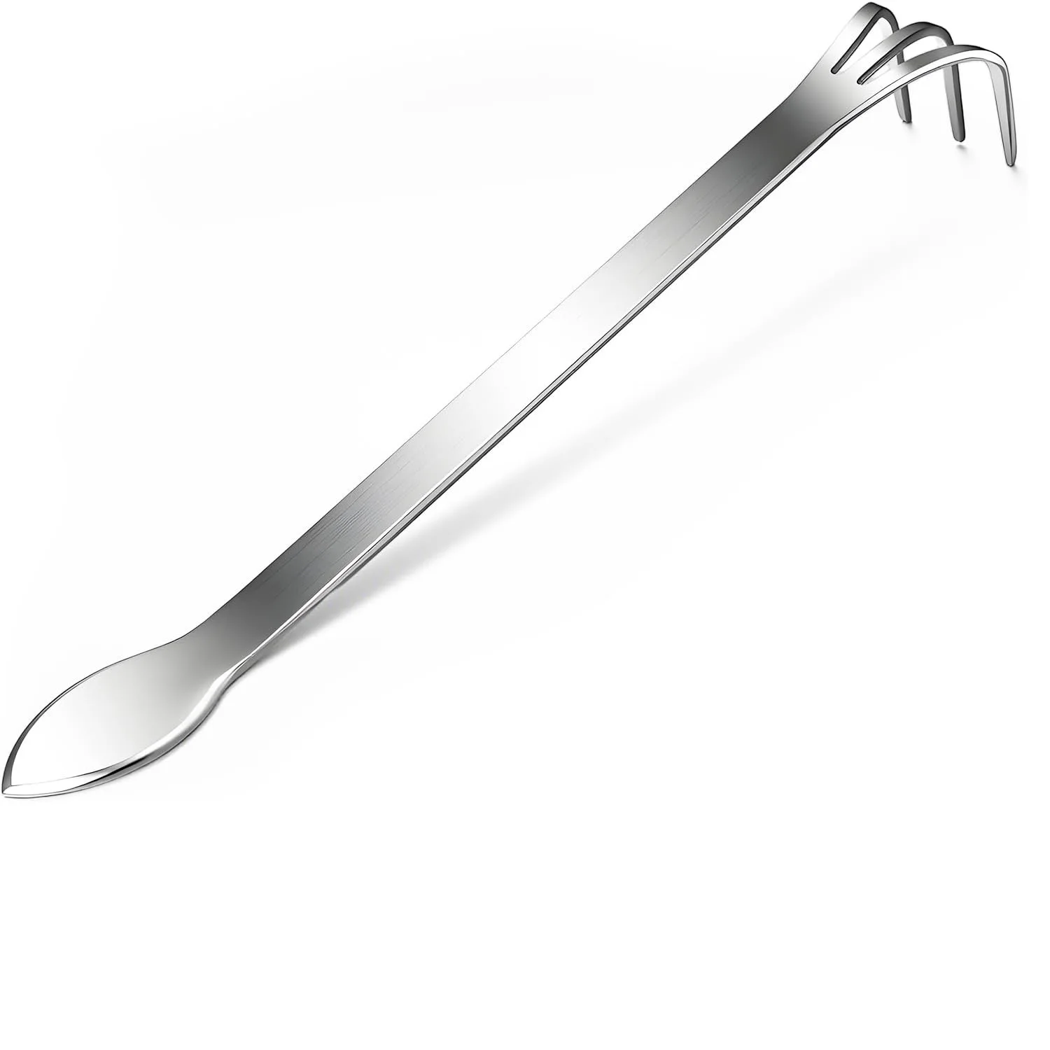 100Pcs Stainless Steel 3 Prong Root Rake Pick Loosen Soil Bonsai Tree Tool for Gardening Plants
