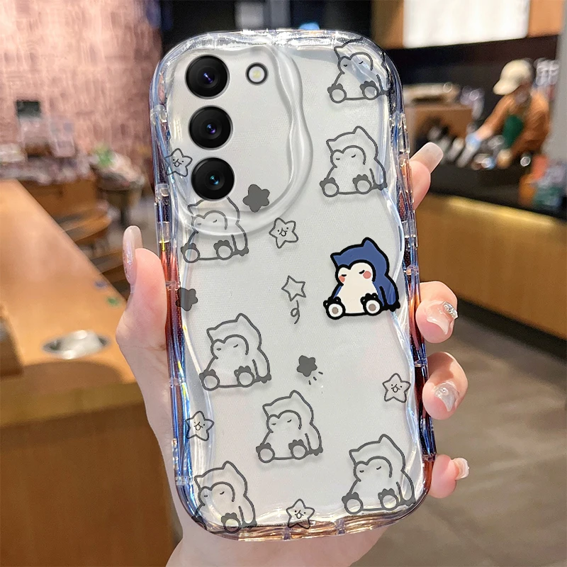 Pokemon Wave Case for Samsung Galaxy S25 S24 S23 S22 S21 Ultra Plus S20 FE A73 A72 A71 A55 A54 5G A53 A52 A51 4G NFC Back Cover - náhled 4