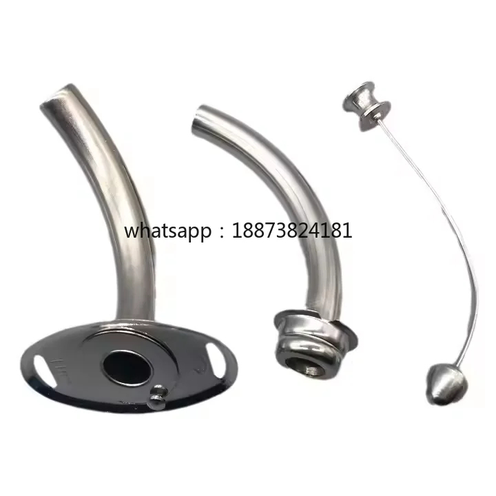 Stainless Steel Tracheotomy Tube Ent Surgical Medical Trachea Cannula fast shipping