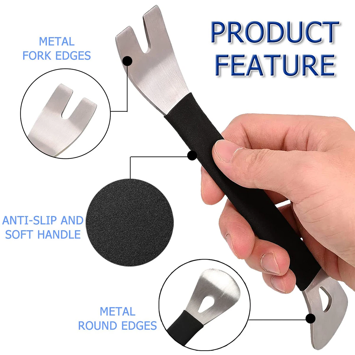 Car Trim Removal Tool Stainless Steel Car Door Panel Audio Disassembly Tools Workshop Gadgets Special Auto Mechanical Tooling view 6