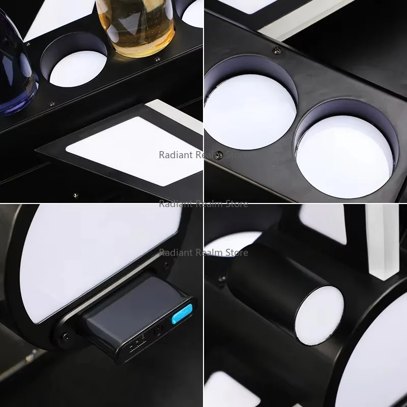 مقدم زجاجة تمجيد الطائرة LED للحفلات الليلية والنوادي الليلية وشريط أكريليك Vip وصينية تقديم الزجاجة #4