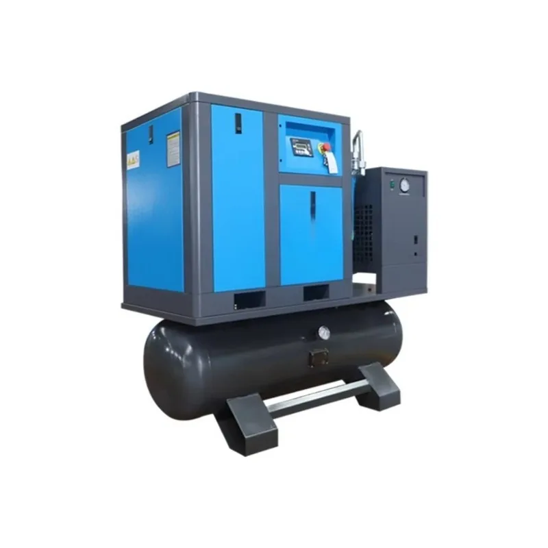 15HP 20HP Integrated Screw Air Compressor 8bar 415V 50HZ 3 Phase Refrigerated Dryer Spray Painting Core Engine Motor
