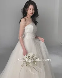 Colavis Asta Korean Wedding Dress Corset Pearls Bride Dress 웨딩드레스 Photoshoot Wedding Gown Bridal Customized