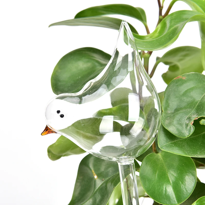 Anlage Selbst Bewässerung Globe Pflanzen Wasser Lampen Vogel Form Klar Glas/kunststoff Bewässerung Gerät