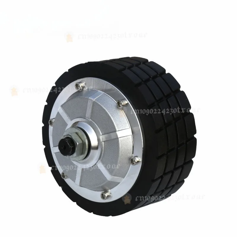 4.5 Inch Robot Wheel Hub Servo Motor DC 24V Driver Agv Trolley Load Built-In Encoder