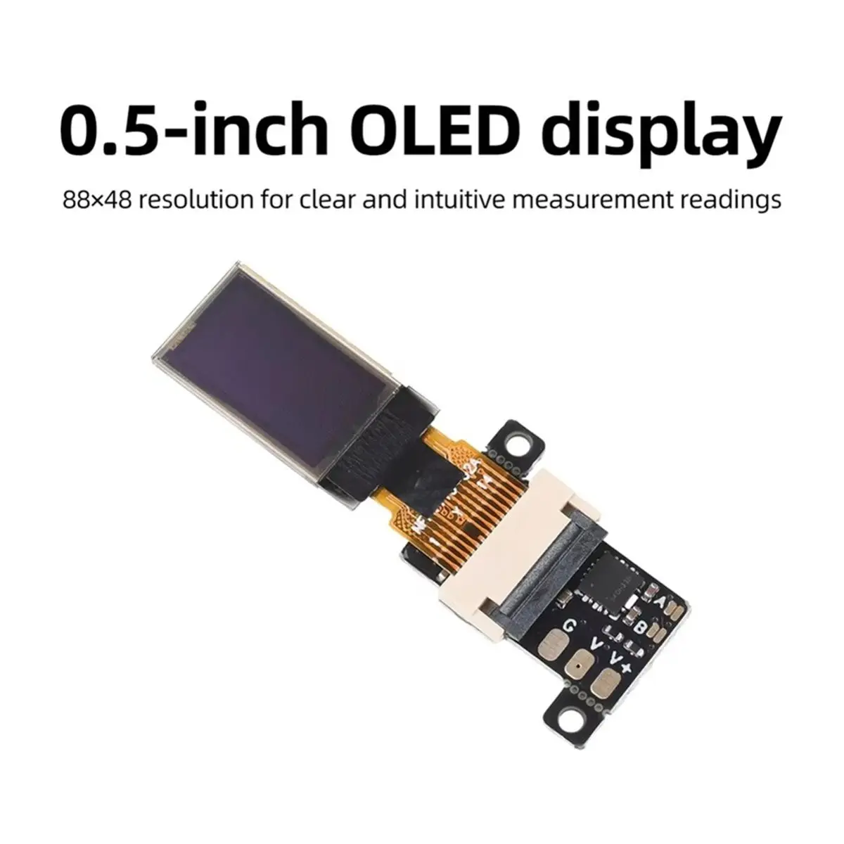 DT85 HOT Mini Digital Voltage Meter with 0.5 Inch OLED Display DC 0-30V for Industrial Embedded Applications