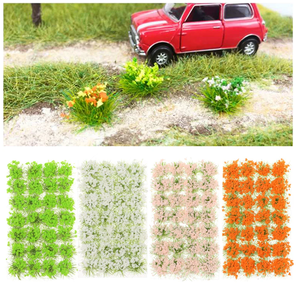 DIY Material Game Micro Landscape Scenery Simulation Terrain Production Wild Miniature Grass Model Scene Flower Cluster