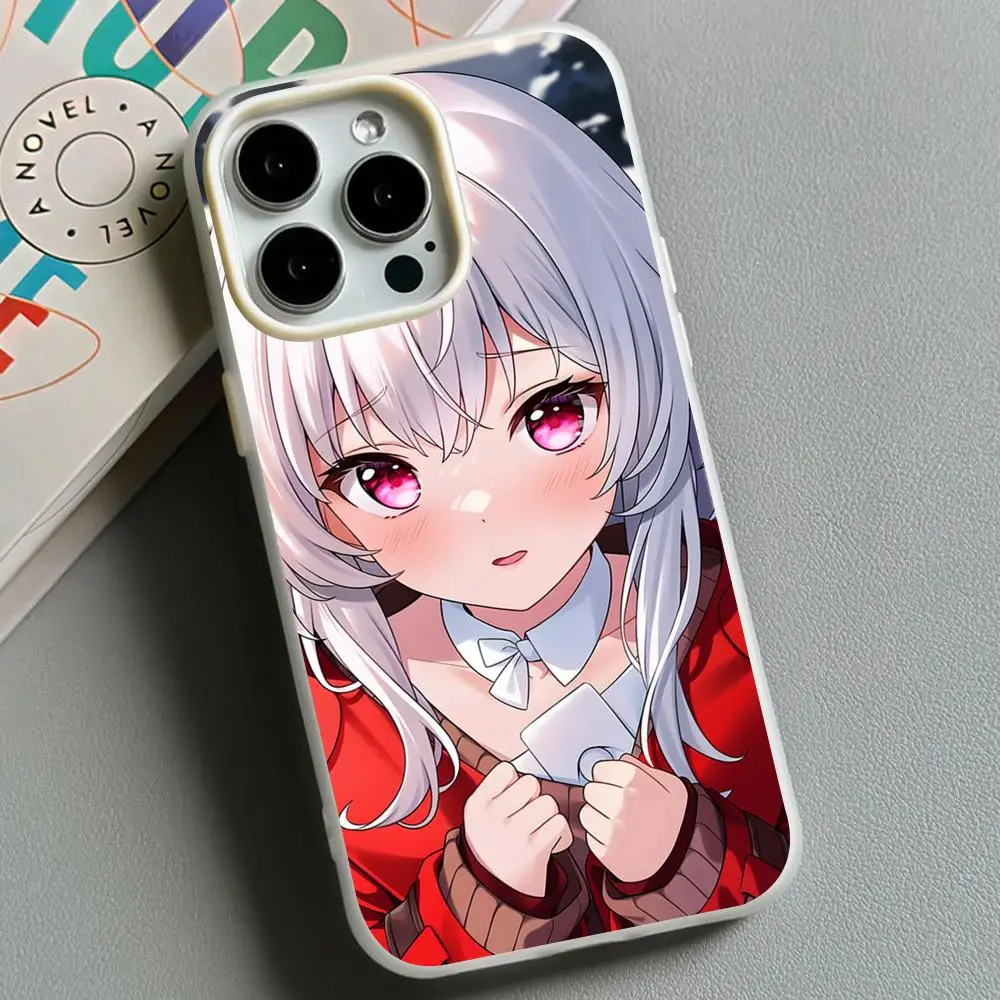 

HSR Clara Phone Case for iPhone 17 16 15 14 13 12 11 Air Pro Max Plus Jelly Double layer White Cover