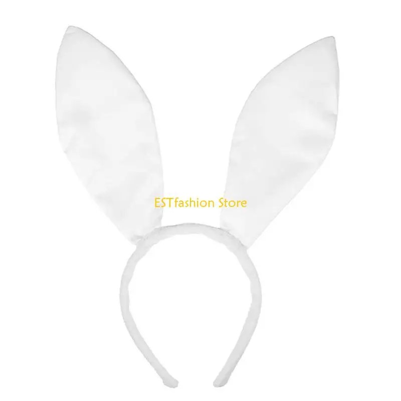 

Y5GC Animals Bunny Ears Durable Hair Hoop Women Makeup Headband for Washing Face Shower Christmas Hair Accessories