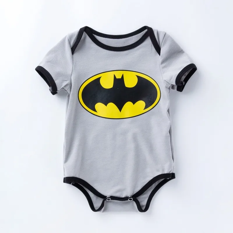 جديد الصيف ارتداءها الكرتون المطبوعة قصيرة الأكمام الياقة المستديرة لطيف الوليد بذلة غير رسمية للبنين بنات R119S