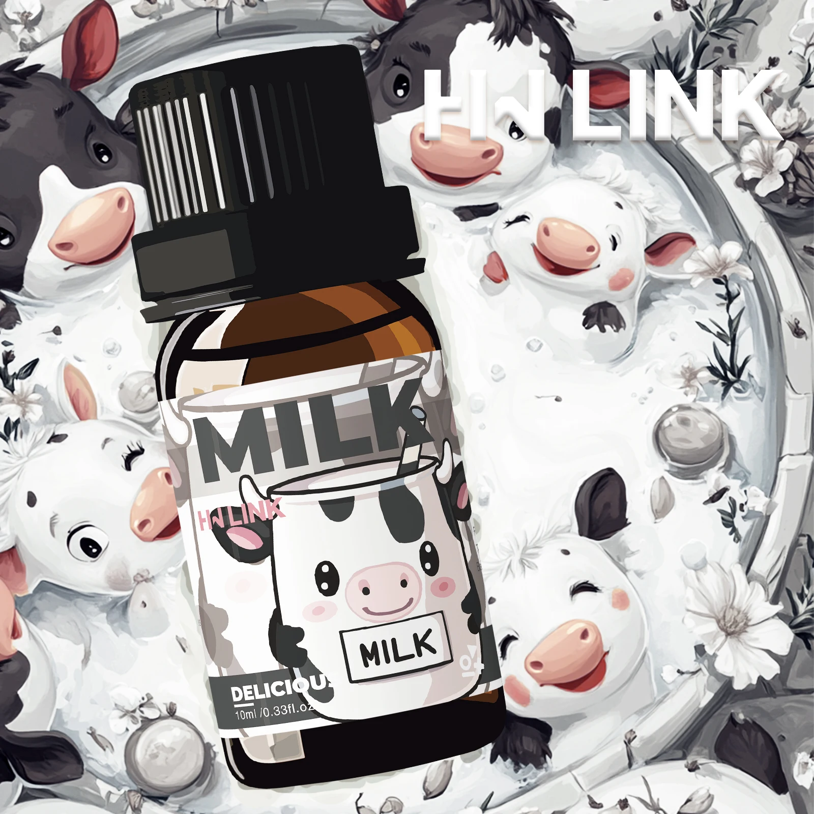 10ml Milk Fragrance Oils Long-Lasting Fragrance For Candle Making and Air Fresheners
