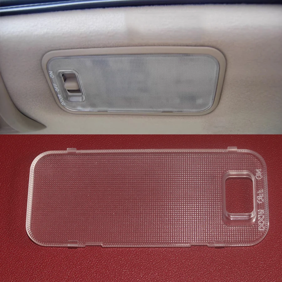 1Pc Middle Read Lamp Clear Cap/ Door Courtesy Lamp Shell For Toyota Land Cruiser Prado LC120 2002-2009 81251-60010 81311-33010