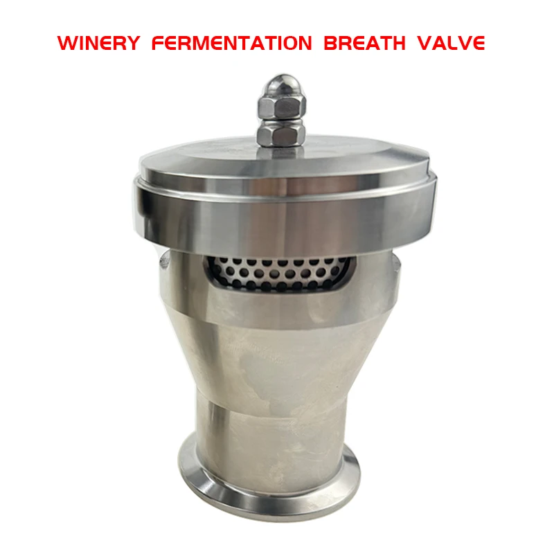 

2-дюймовый вакуумный пробойник с тройным зажимом для ферментатора Winery Воздушный сапун из нержавеющей стали SS304