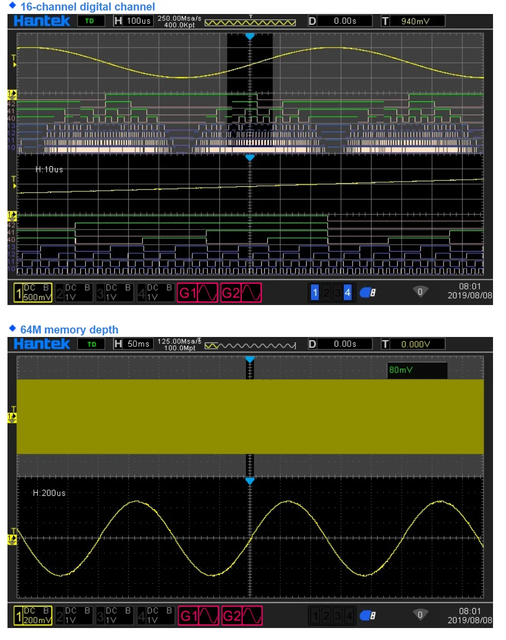 4-channels 400,000wfm/s Digital Oscilloscope DPO6104B DPO6204B / DPO6104C DPO620