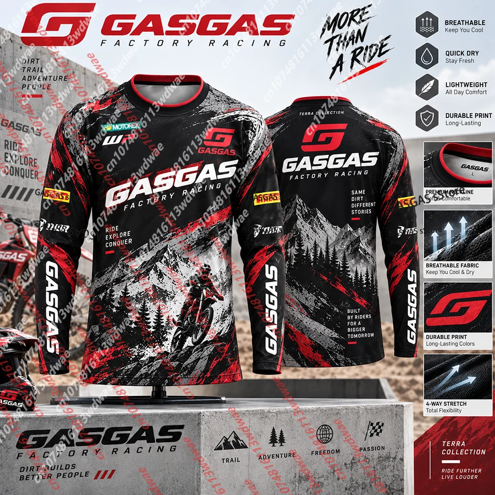 GASGAS Factory Racing Men Moto - Cycling Gear Jersey recension och pris