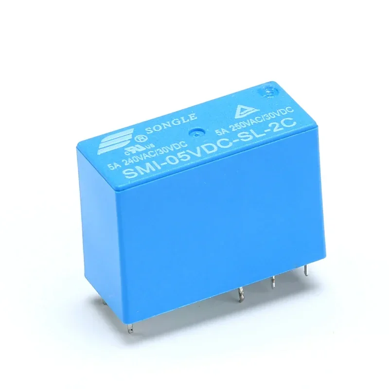 SMI-05V/12V/24VDC-SL-2C 5A 250VAC/30VDC 8-pin Songle