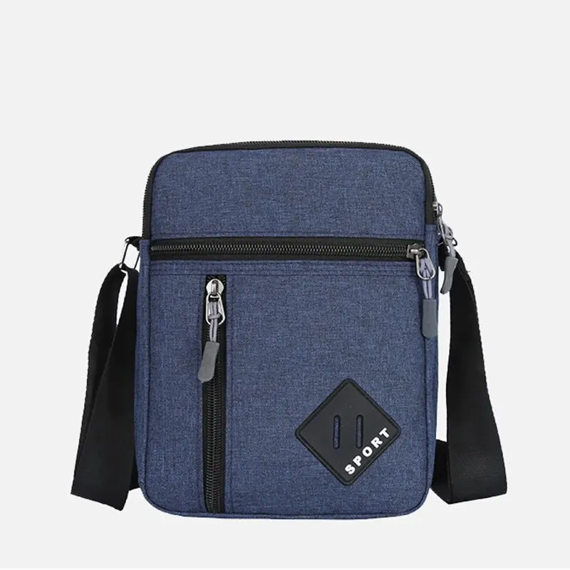 Bolso de pecho minimalista de tela Oxford, bolso de hombro cruzado portátil para hombres, ocio al aire libre, nuevo