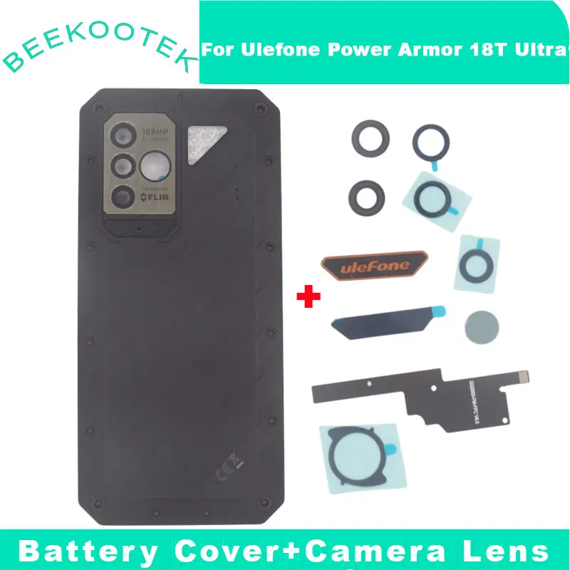 

Original Ulefone Power Armor 18T Ultra Battery Cover With Rear Camera Lens Infrared Pass Filter Lens For Ulefone Power Armor 18T