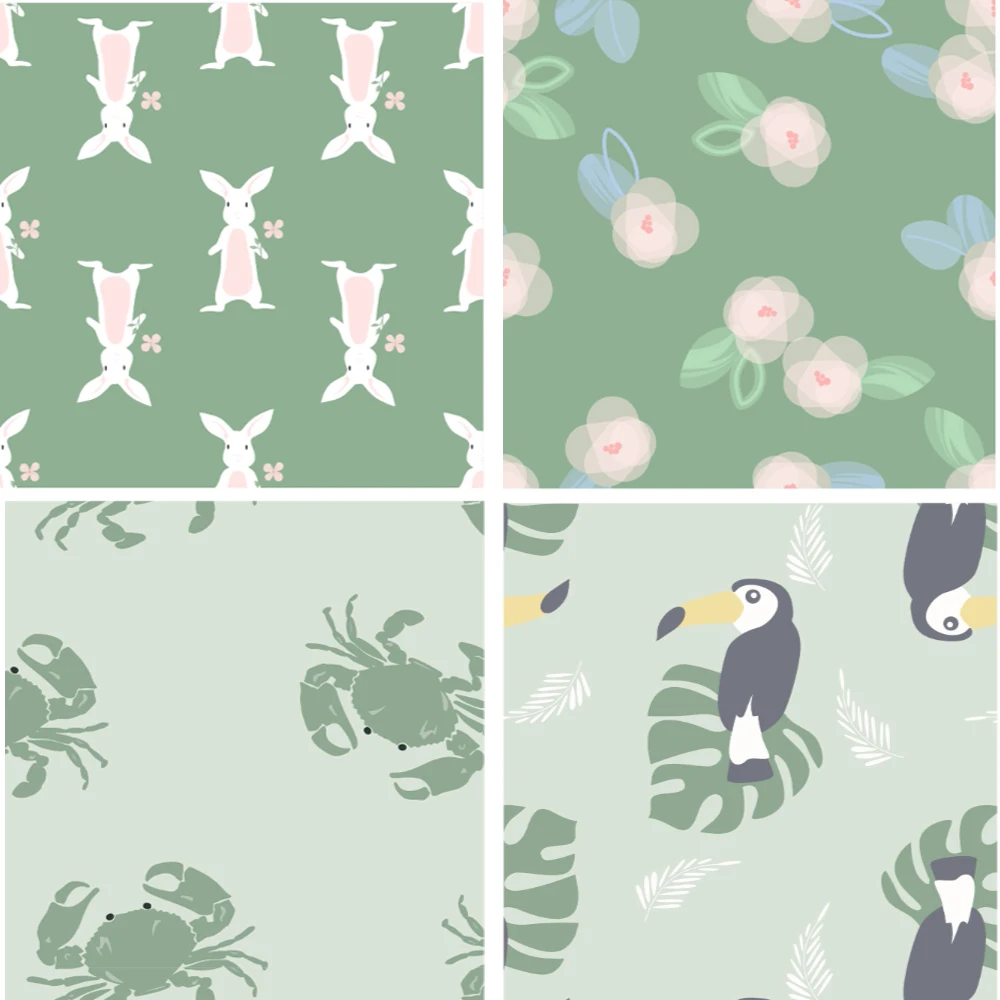 

Новая водонепроницаемая ткань для подгузников с принтом PUL, полиэфирная ткань, ткань для шитья для DIY, водонепроницаемые сумки для детских подгузников ручной работы, менструальная прокладка