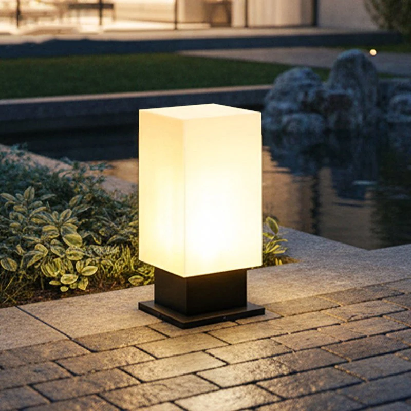 Luminous floor lamp courtyard solar LED outdoor lighting non solar lamp outdoor garden lamp outdoor garden decoration view 2