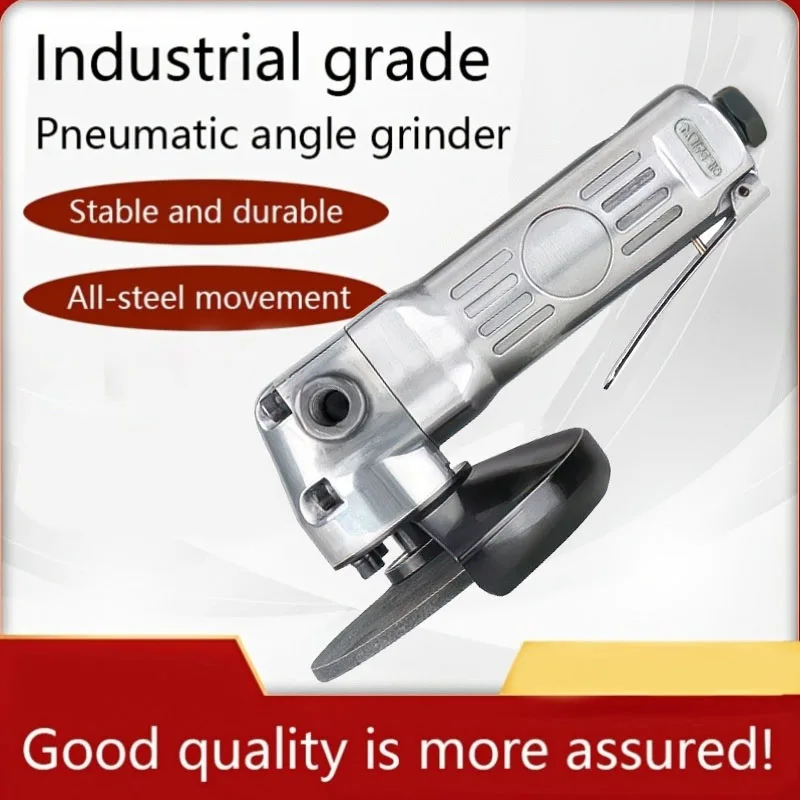 

4-дюймовая пневматическая угловая шлифовальная машина, пневматический инструмент промышленного класса, можно использовать для полировки и шлифования.