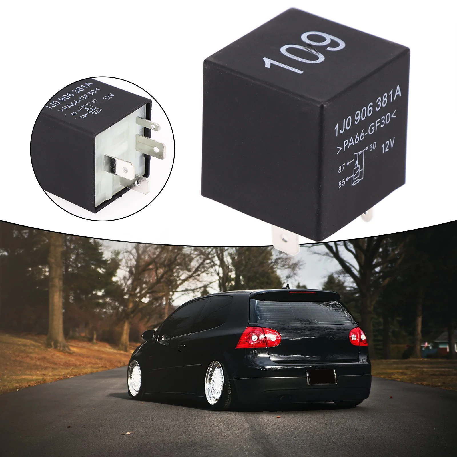 

Fuel Pump Relay for Skoda Engine Power Supply Fits Models from 1989 to 2006 Includes Part Numbers 1J0 906 381A