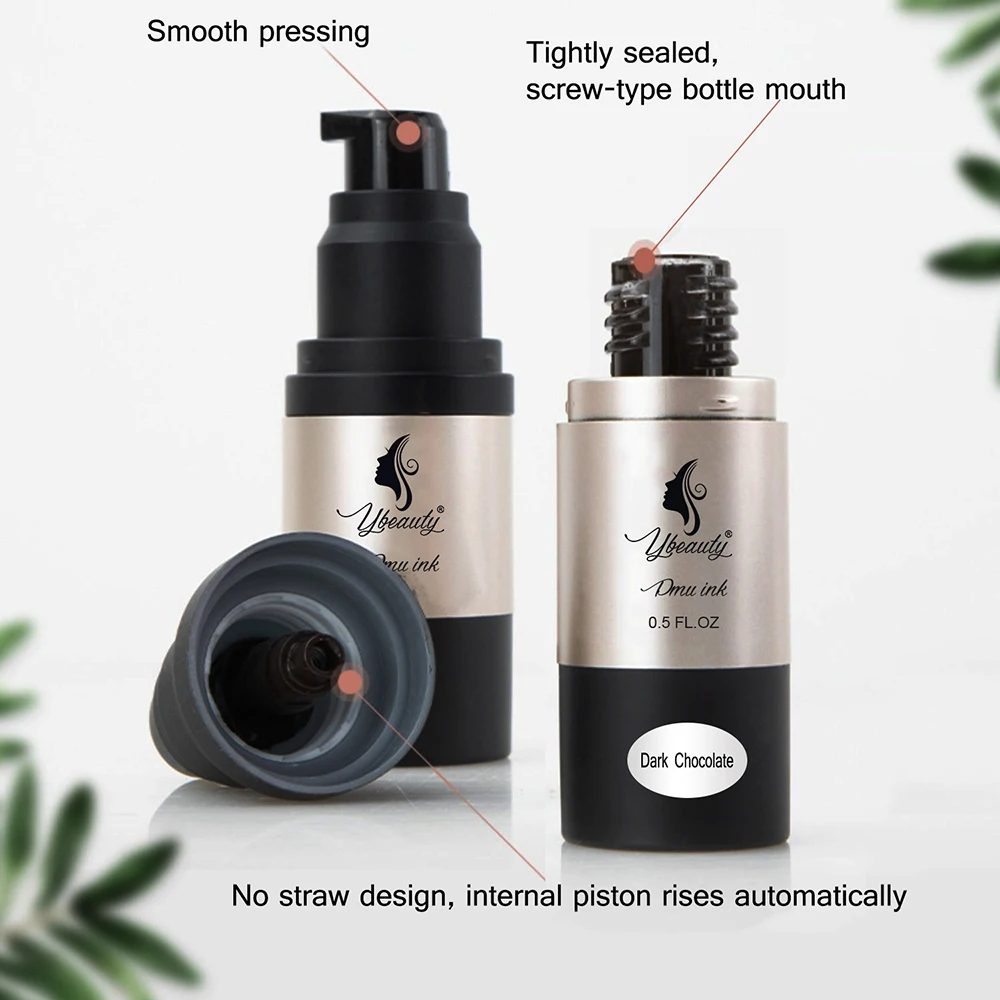 15Ml Semi-Permanente Make-Up Wenkbrauwinkten Voor Body Art Lippen Ooglijn Microblading Pigment Wenkbrauw Tattoo Kleur Inktbenodigdheden