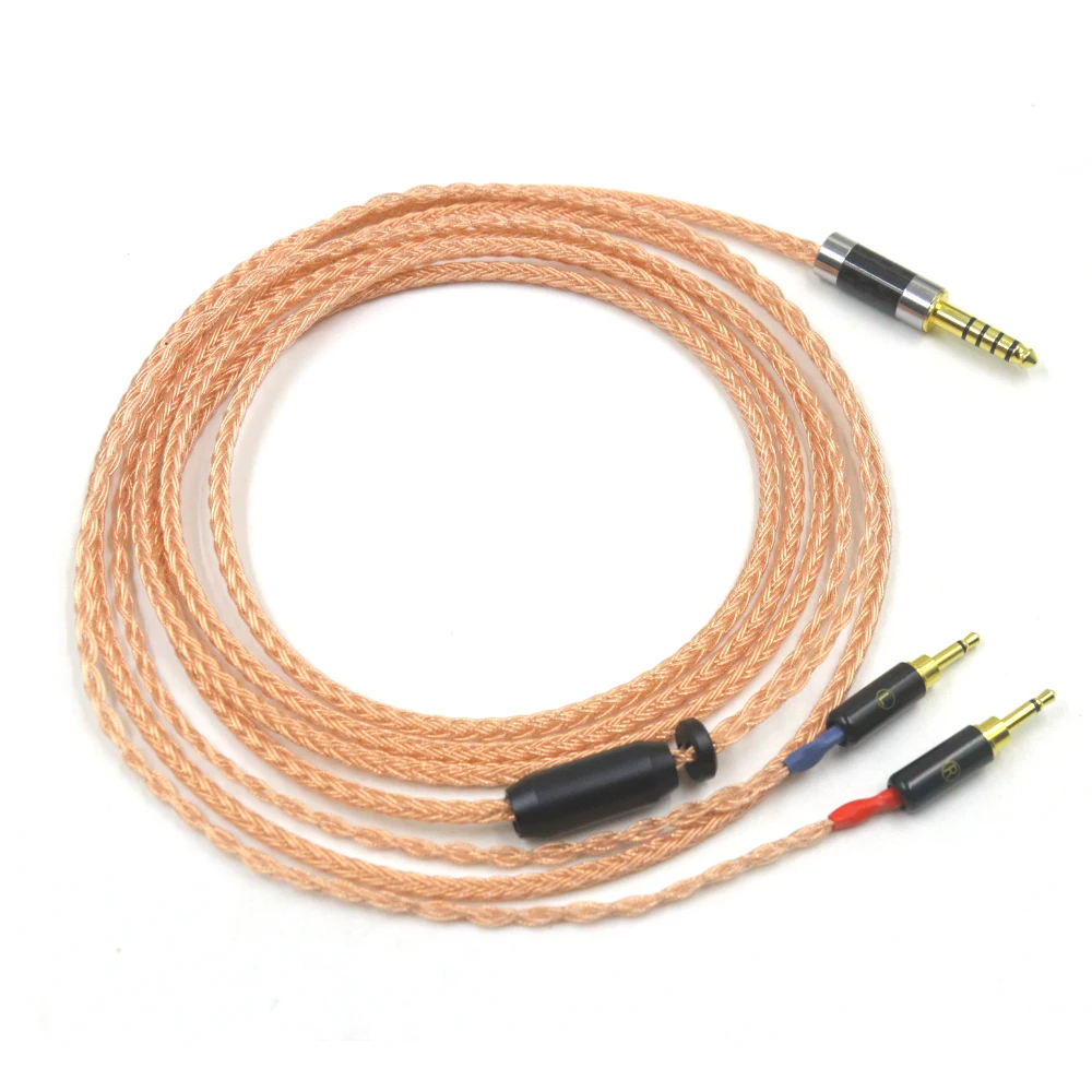 16 Core Essence Shrinks Copper OCC 2x2.5mm for HIFIMAN HE1000 HE400S HE560 Oppo PM-1 PM-2 XLR/3.5/4.4mm Headphone Upgrade Cable