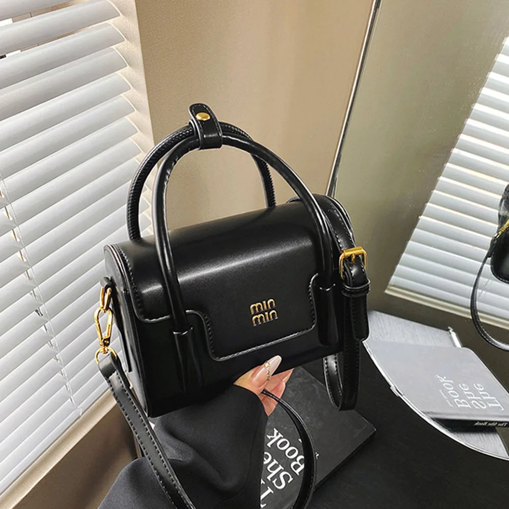 

Ladies' Small Handbag, High-End Small Square Bag, Women's Retro Crossbody Bag, Fashion Versatile Flip-Top Handheld