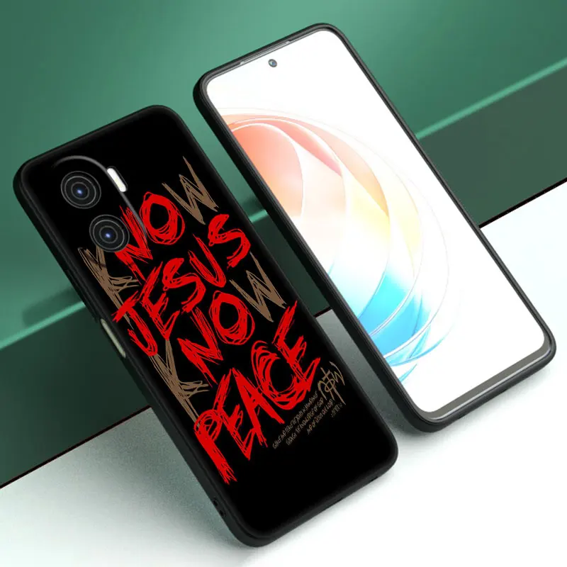 Bibel Jesus Christus Christian Cartoon Cover Fall für Huawei Nova 11 Pro 12 10 9 8 Pro 11i 8i 7i 11se 10se 9se y91 y90 y71 y70 y61