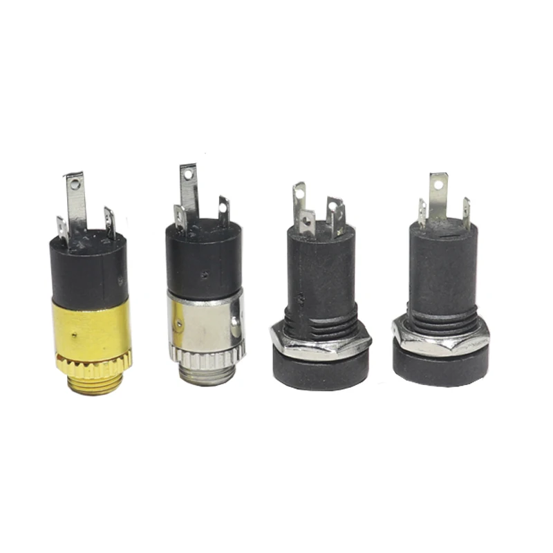 【5PCS】PJ392A Headphone Jack - 3.5MM - Gold and Nickel Plated - Audio and Video Socket - Stereo