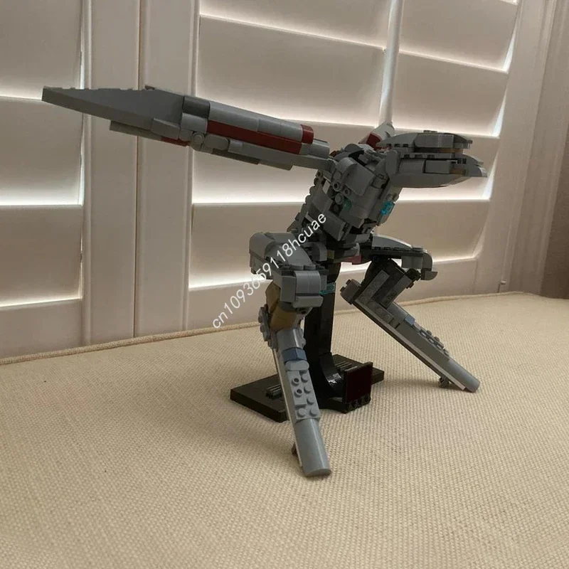 512pcs Moc 스타 배틀 메탈 기어 레이 모델 빌딩 블록 벽돌 Diy 크리 에이 티브 조립 교육 완구 아이 선물