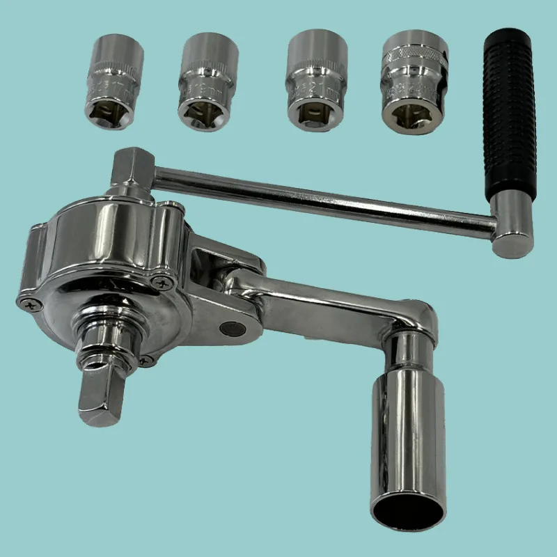 مصنع توريد أدوات إصلاح السيارات الصلب عزم الدوران المضاعف توفير القوة وجع الجوز مزيل لإزالة كفاءة إطارات السيارات #4