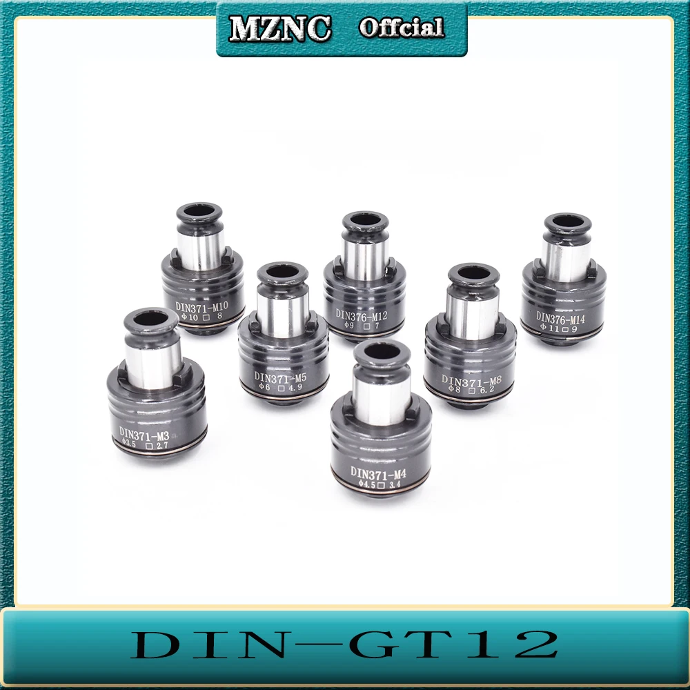 GT12 19mm DIN standard M2-M14 Set Tapping Collets Chucks Pneumatic Tapping Machine Chucks With Overload Protection