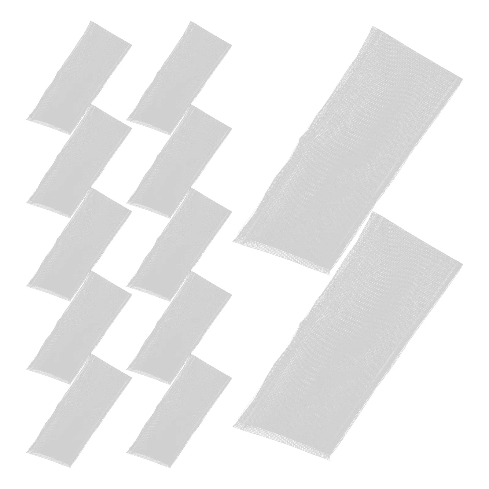 100 Buah Tas Larut Dalam Air PVA Tas Pancing Ikan Mas Tas Jaring untuk Umpan Padat 6X12Cm