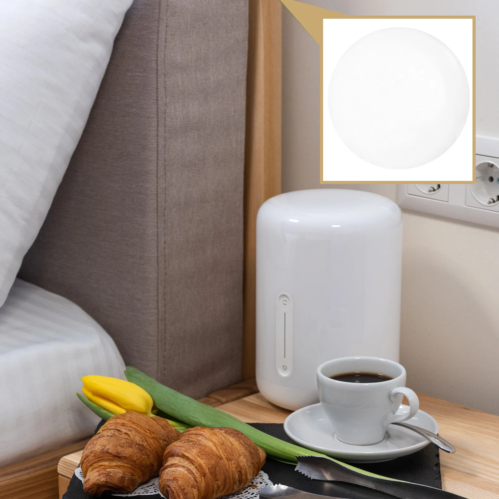 

12pcs Round Stopper 4Cm Soft Clear Silicone Wall Protector Shock Absorbent Bumper Adhesive Reusable For Handle Door Slamming