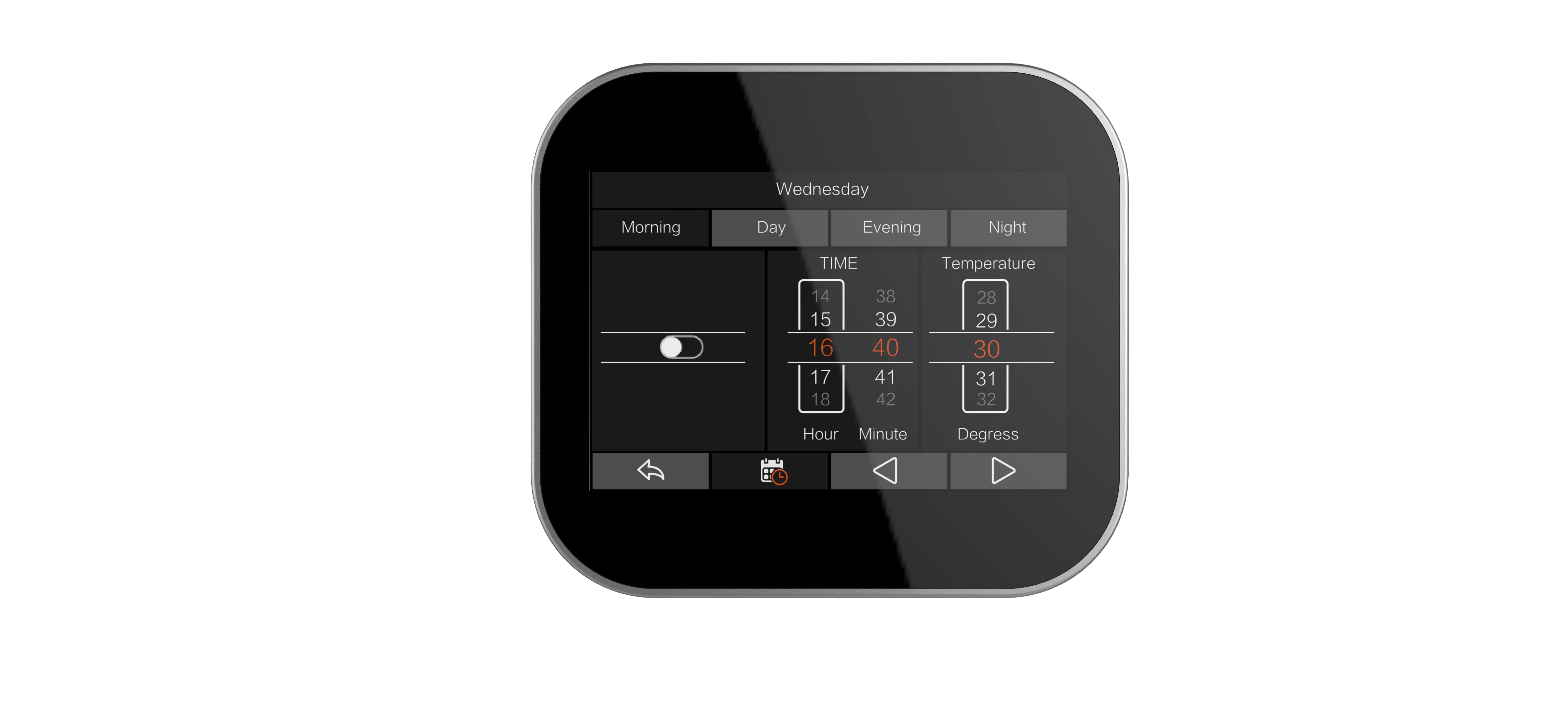 US Style Smart WiFi Thermostat Touch Screen HVAC Controller ,Humidity Monitor & Multi-Stage Heat/Cool for US Homes/Commercial
