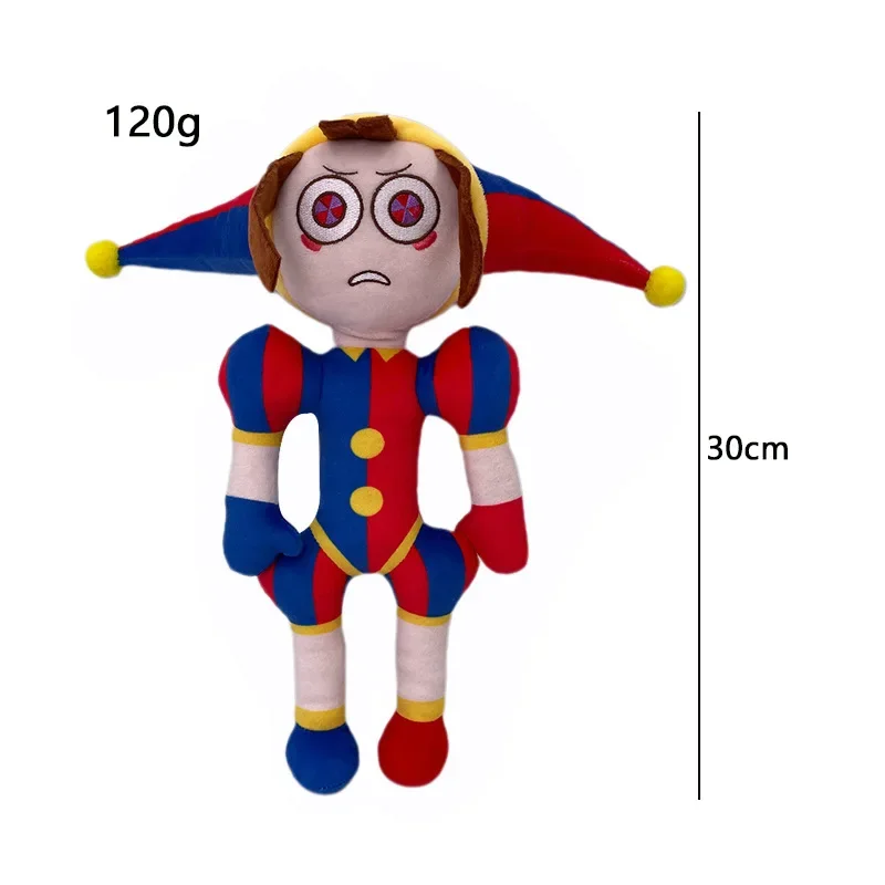 16-43cm The Amazing Digital Circus Plush Toy Pomni Jax Ragatha Kinger Caine Bubble Clown Soft Stuffed Figures Doll Kids Gift