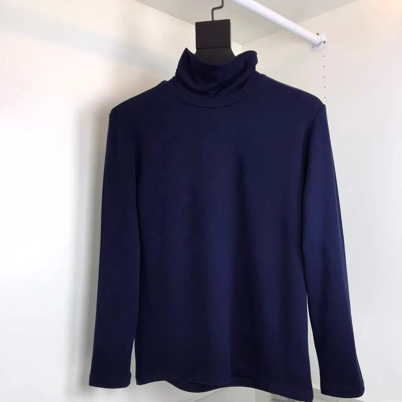 

BC итальянская осенне-зимняя новая модная мужская повседневная футболка в стиле старых денег с круглым вырезом и полуводолазкой с длинными рукавами