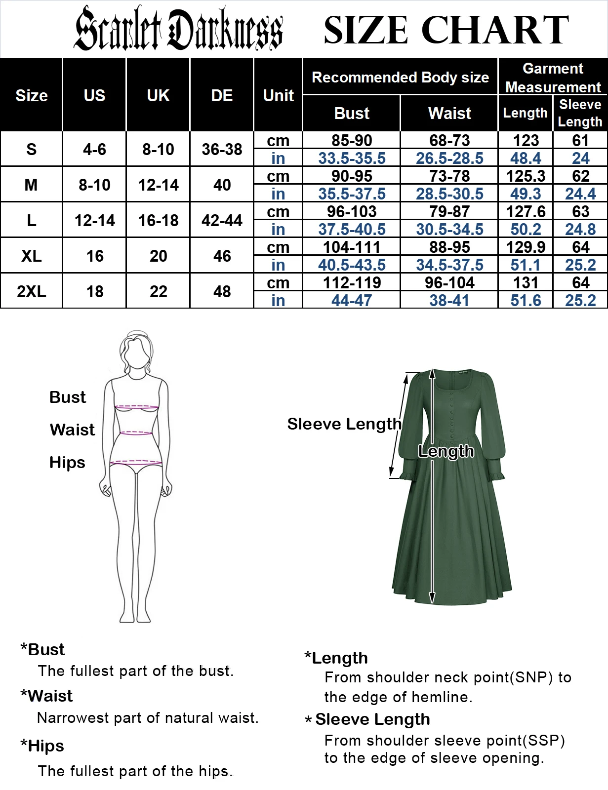 SD Women Dress Vintage Renaissance Cotton Spring Autumn High Waisted Long Sleeve Temperament Square Neck Elastic Waist Dresses