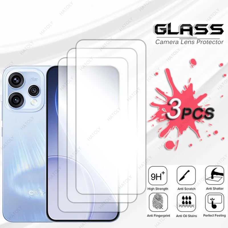For Oppo Reno 15c Glass Protective Film For Oppo Reno15 Global HD Clear Screen Protector Camera Lens Protector For Reno 15c 5G