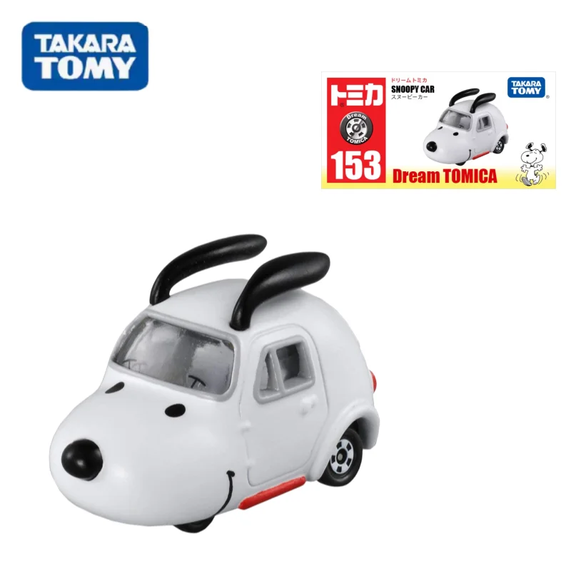 

Модель имитации TAKARA TOMY TOMICA No. 153 SNOOPY из сплава, Детская Коллекция демонстрационных игрушек, для детских праздничных подарков.