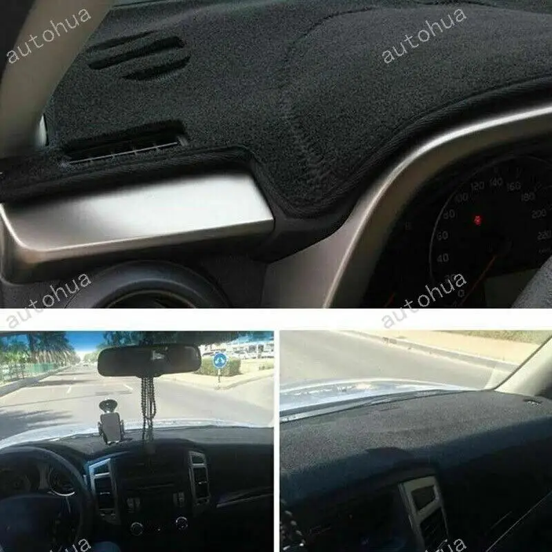 المضادة للأشعة فوق البنفسجية داش حصيرة ظلة السجاد لكرايسلر 300 300C 2011-2022 عدم الانزلاق لوحة القيادة غطاء مراتب مضاد للماء عالي الجودة حماية السيارة الداخلية