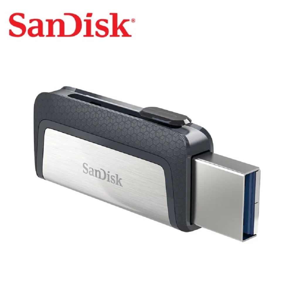 SanDisk USB 3.1 128GB SDDDC2 Extrema alta velocidade Tipo-C Dual OTG Flash Drive 64GB Pen Drives 16GB 150MB/S Computador 32GB negócio